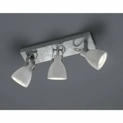 Lampes Vintages & Rétros-Luminaires Trio Spot Trio CONCRETE LED Gris, 3 lumières