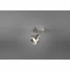 Luminaires Trio Spot Trio Leon LED Nickel mat, 1 lumière* Spots Et Projecteurs