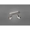 Luminaires Trio Spot Trio Leon LED Nickel mat, 2 lumières* Éclairage Led