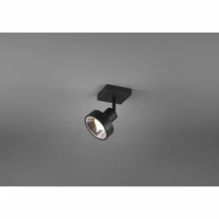 Luminaires Trio Spot Trio Leon LED Noir, 1 lumière* Spots Et Projecteurs
