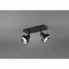 Luminaires Trio Spot Trio Leon LED Noir, 2 lumières* Spots Et Projecteurs