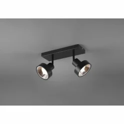 Luminaires Trio Spot Trio Leon LED Noir, 2 lumières* Spots Et Projecteurs