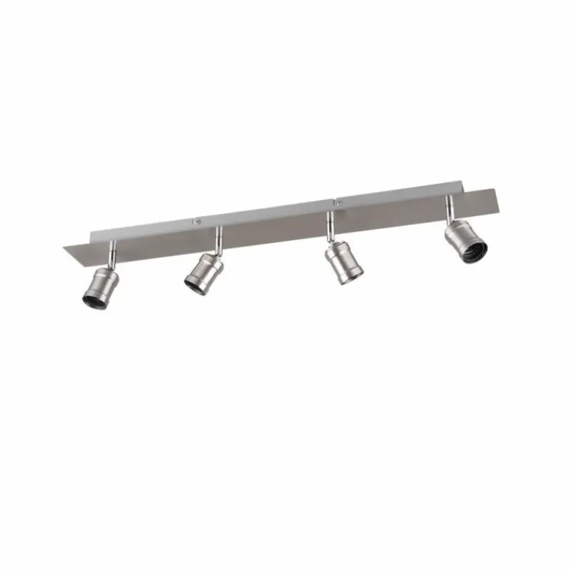 Luminaires Rustiques-Luminaires Trio Spot Trio Leuchten CARL Nickel mat, 4 lumières