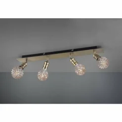 Luminaires Rustiques-Luminaires Trio Spot Trio Leuchten CARL Vieux laiton, 4 lumières