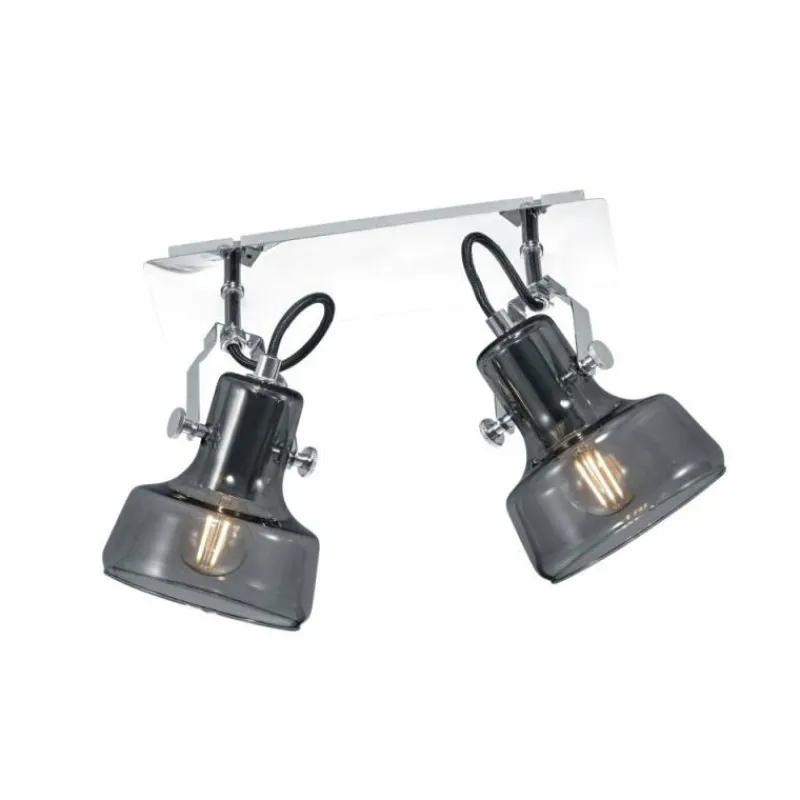 Luminaires Trio Spot Trio Leuchten KOLANI Chrome, 2 lumières