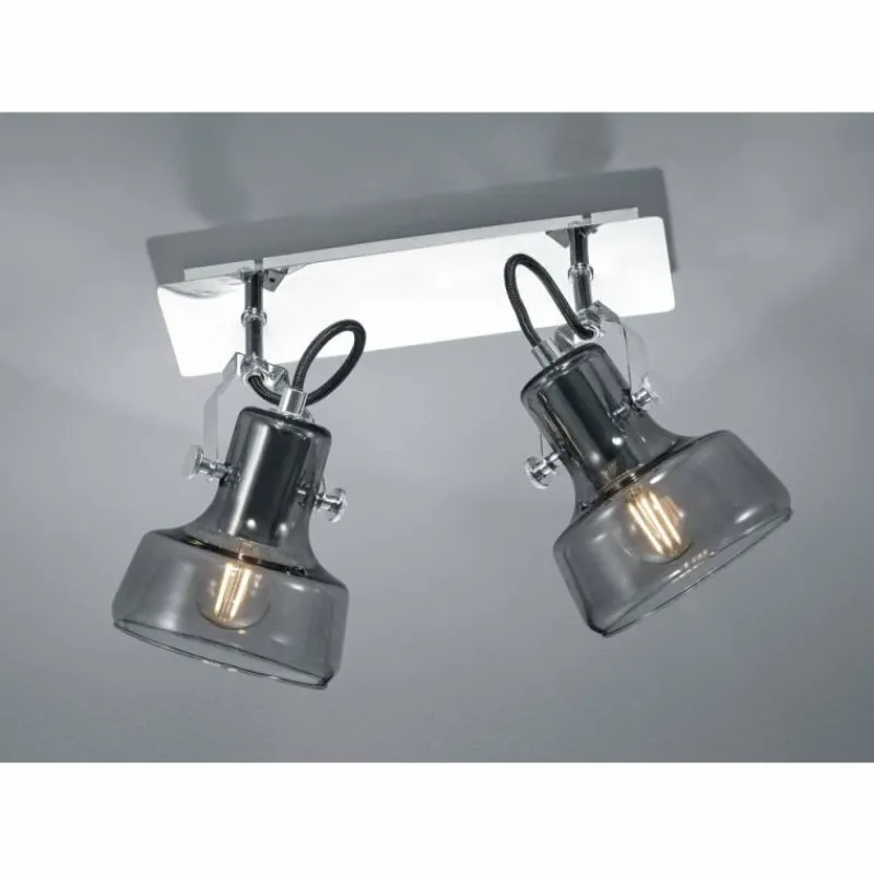 Luminaires Trio Spot Trio Leuchten KOLANI Chrome, 2 lumières
