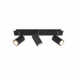 Luminaires Trio Spot Trio Leuchten MARLEY Noir, 3 lumières* Spots Et Projecteurs