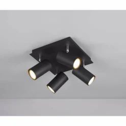Luminaires Trio Spot Trio Leuchten MARLEY Noir, 4 lumières* Spots Et Projecteurs