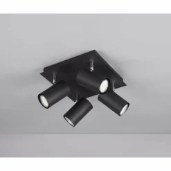 Luminaires Trio Spot Trio Leuchten MARLEY Noir, 4 lumières* Spots Et Projecteurs