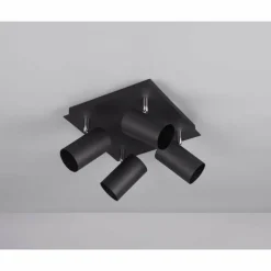 Luminaires Trio Spot Trio Leuchten MARLEY Noir, 4 lumières* Spots Et Projecteurs