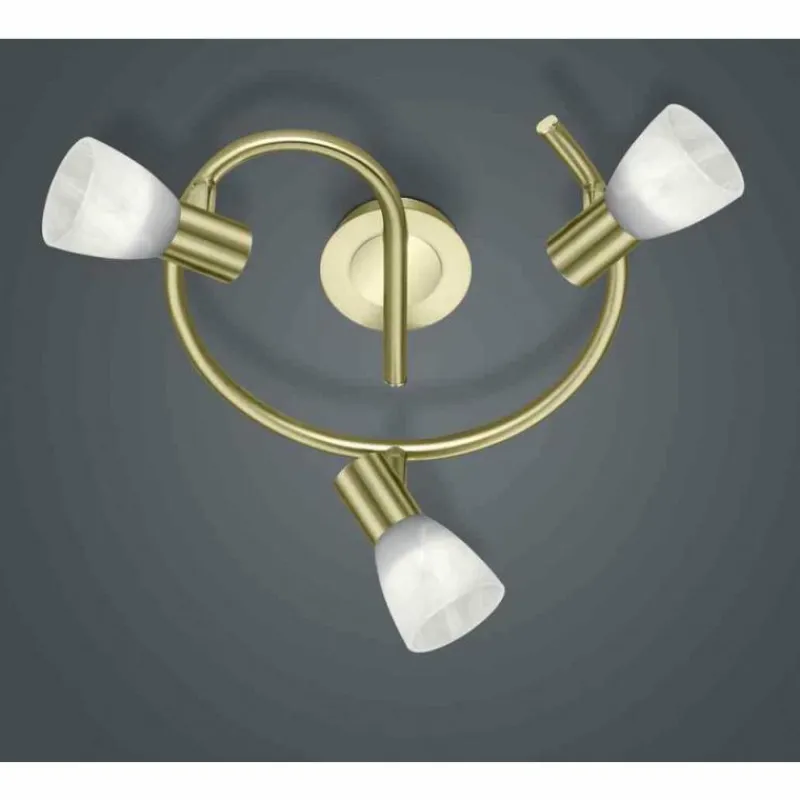 Luminaires Trio Spot Trio LEVISTO LED Laiton, 3 lumières