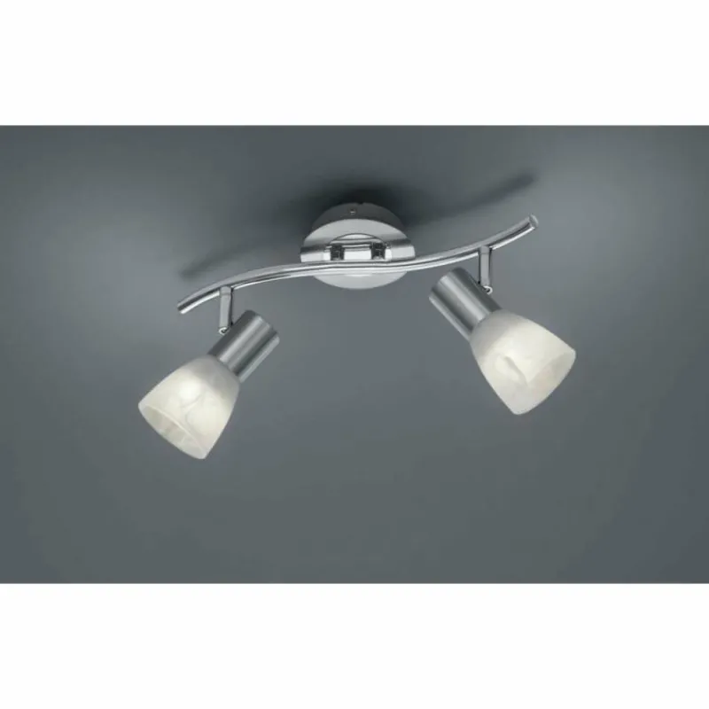 Luminaires Trio Spot Trio LEVISTO LED Nickel mat, 2 lumières