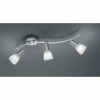 Luminaires Trio Spot Trio LEVISTO LED Nickel mat, 3 lumières