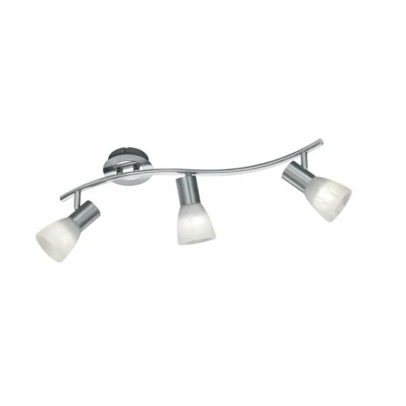 Luminaires Trio Spot Trio LEVISTO LED Nickel mat, 3 lumières