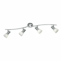 Luminaires Trio Spot Trio LEVISTO LED Nickel mat, 4 lumières