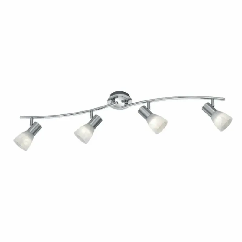 Luminaires Trio Spot Trio LEVISTO LED Nickel mat, 4 lumières