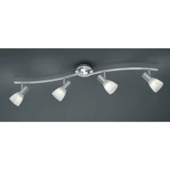Luminaires Trio Spot Trio LEVISTO LED Nickel mat, 4 lumières