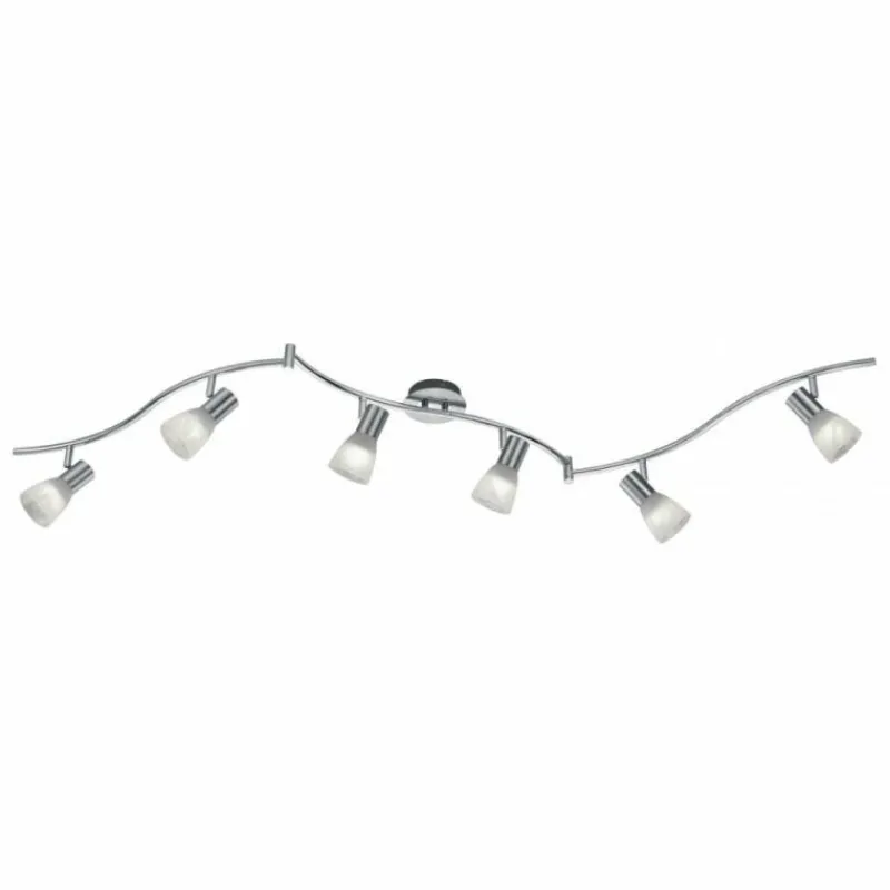 Luminaires Trio Spot Trio LEVISTO LED Nickel mat, 6 lumières