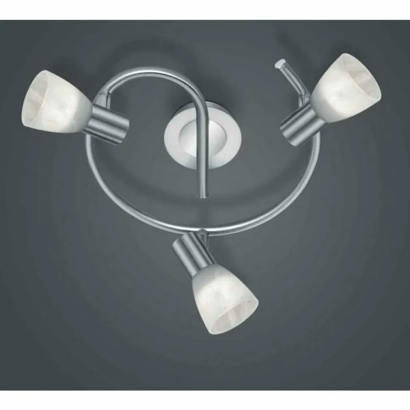 Luminaires Trio Spot Trio LEVISTO LED Nickel mat, 3 lumières