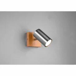 Lampes En Bois-Luminaires Trio Spot Trio Marley Bois clair, 1 lumière