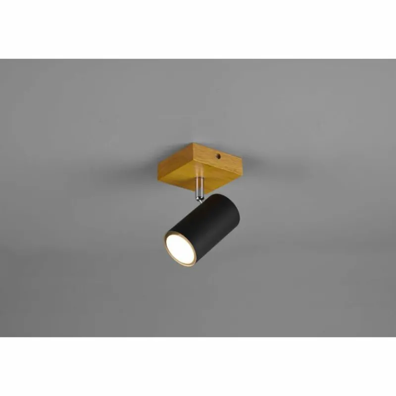 Lampes En Bois-Luminaires Trio Spot Trio Marley Bois clair, 1 lumière