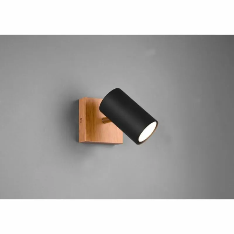 Lampes En Bois-Luminaires Trio Spot Trio Marley Bois clair, 1 lumière