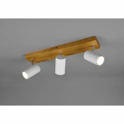 Lampes En Bois-Luminaires Trio Spot Trio Marley Bois clair, 3 lumières