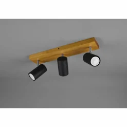 Lampes En Bois-Luminaires Trio Spot Trio Marley Bois clair, 3 lumières