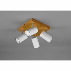 Lampes En Bois-Luminaires Trio Spot Trio Marley Bois clair, 4 lumières