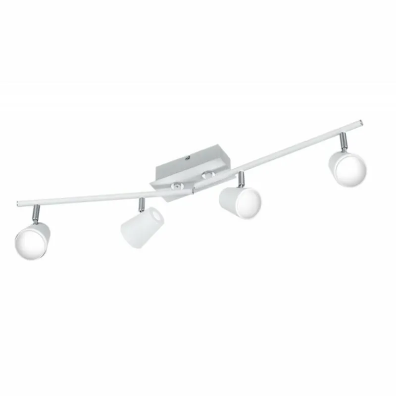 Luminaires Rustiques-Luminaires Trio Spot Trio NARCOS LED Blanc, 4 lumières