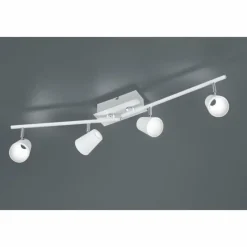 Luminaires Rustiques-Luminaires Trio Spot Trio NARCOS LED Blanc, 4 lumières