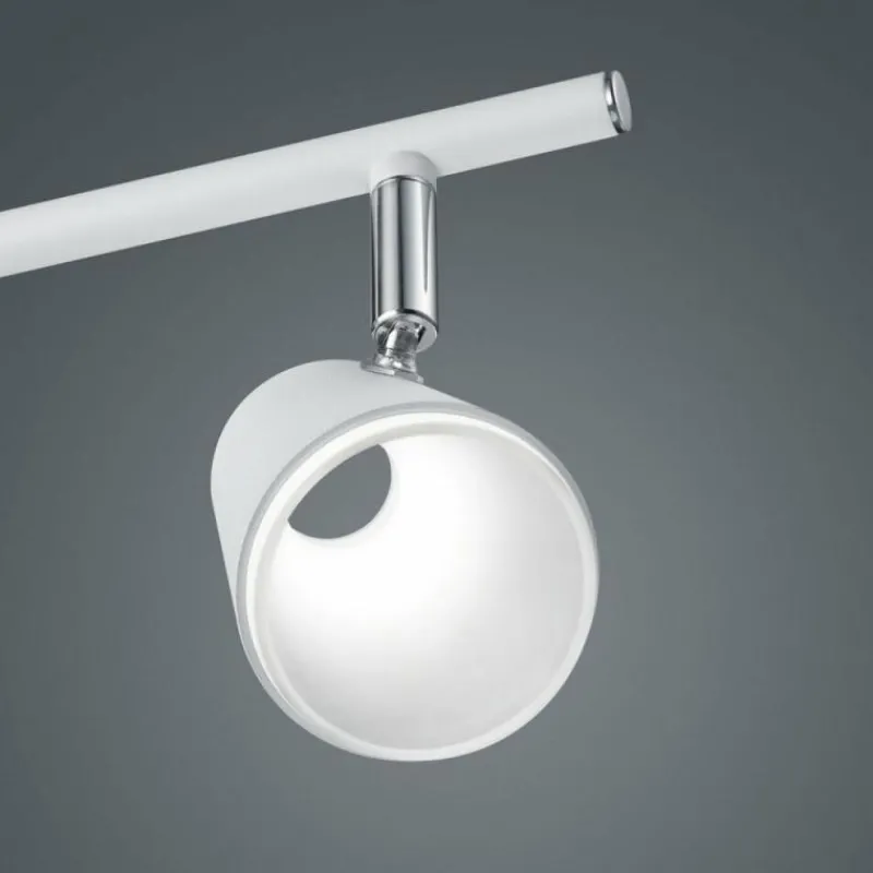 Luminaires Rustiques-Luminaires Trio Spot Trio NARCOS LED Blanc, 4 lumières