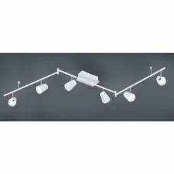 Luminaires Rustiques-Luminaires Trio Spot Trio NARCOS LED Blanc, 6 lumières