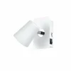 Luminaires Rustiques-Luminaires Trio Spot Trio NARCOS LED Blanc, 1 lumière