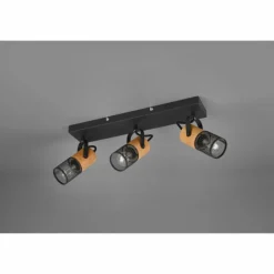 Lampes Vintages & Rétros-Luminaires Trio Spot Trio Tosh LED Noir, 3 lumières