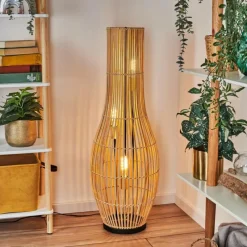 Lampes Dorées-hofstein Staby Lampadaire Or, Noir, 3 lumières