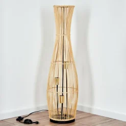 Lampes Dorées-hofstein Staby Lampadaire Or, Noir, 3 lumières