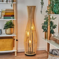 Lampes Dorées-hofstein Staby Lampadaire Or, Noir, 3 lumières