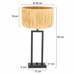 Luminaires Steinhauer Stang Lampe à poser Noir, 1 lumière* Lampes À Poser