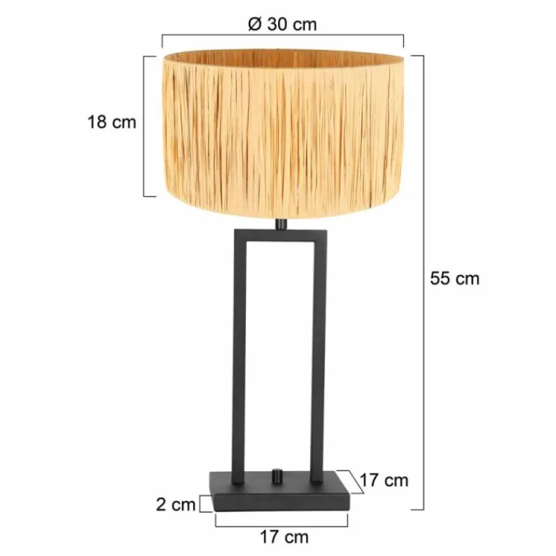 Luminaires Steinhauer Stang Lampe à poser Noir, 1 lumière* Lampes À Poser