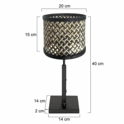 Luminaires Steinhauer Stang Lampe à poser Noir, 1 lumière* Lampes À Poser
