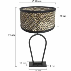 Luminaires Steinhauer Stang Lampe à poser Noir, 1 lumière* Lampes À Poser