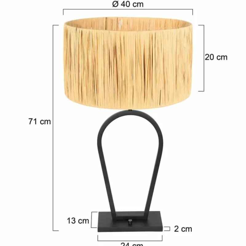 Luminaires Steinhauer Stang Lampe à poser Noir, 1 lumière* Lampes À Poser