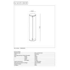 Luminaires Lucide Steckdose Prises électriques d'extérieur Anthracite