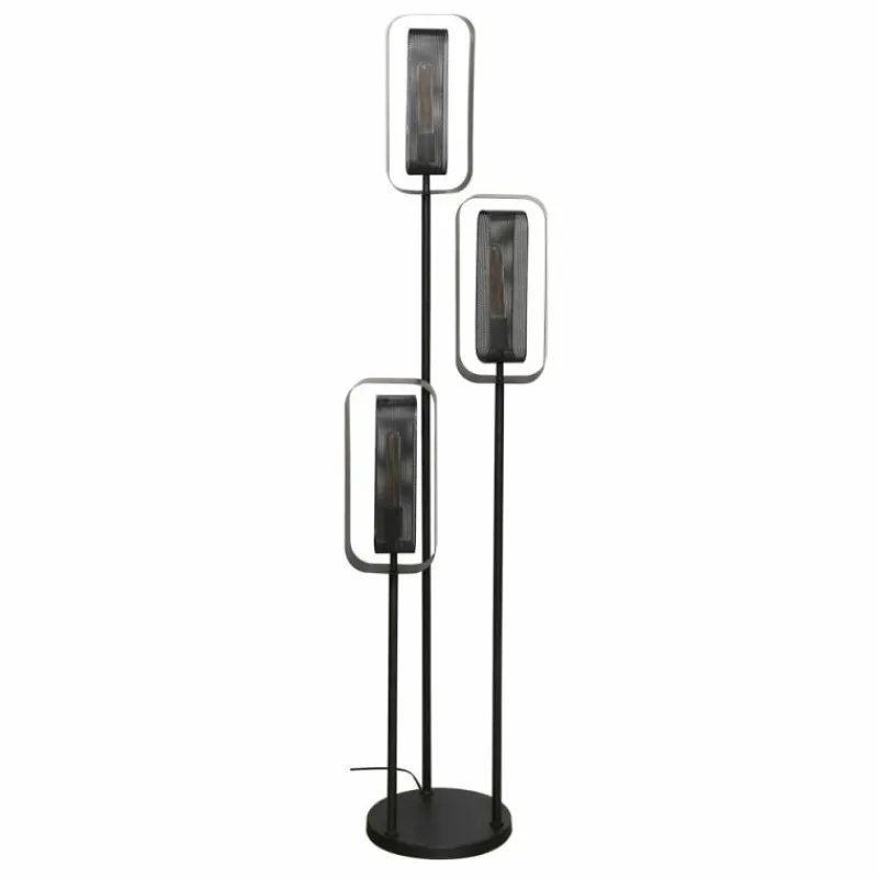hofstein Stehleuchte Lampadaire Anthracite, 3 lumières* Lampadaires Et Lampes Sur Pied