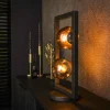 hofstein Stellar Lampe à poser Anthracite, 2 lumières