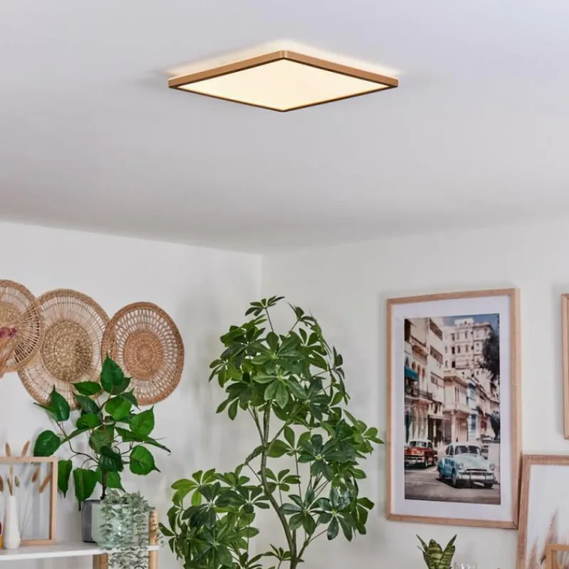 Lampes Dorées-hofstein Storselet Luminaire de salle de bain, Plafonnier, Panel LED Or, 1 lumière