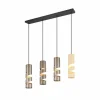 Luminaires Trio Stream Suspension Multicolore, 4 lumières* Suspensions