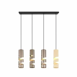Luminaires Trio Stream Suspension Multicolore, 4 lumières* Suspensions