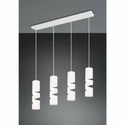 Luminaires Trio Stream Suspension Blanc, 4 lumières* Suspensions
